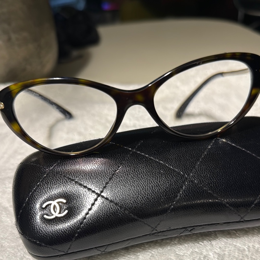 Chanel cat eye glasses
